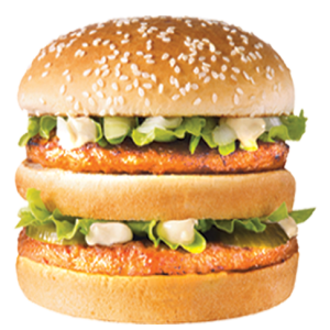 Double Patty Chicken Burger - Any Time Burger