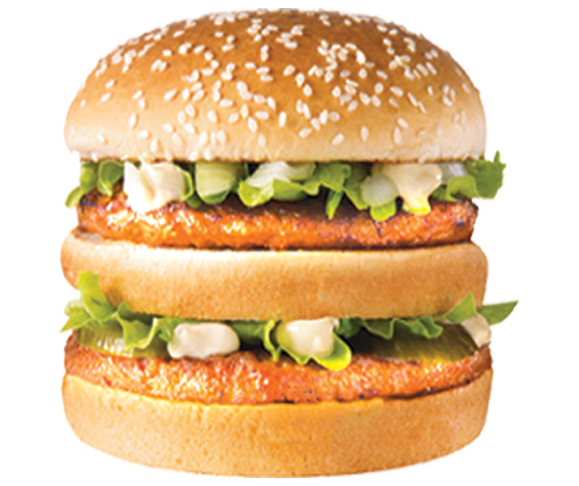 Double Grilled Chicken Burger - Any Time Burger