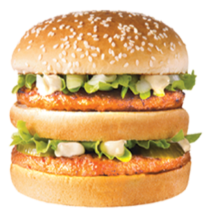Double Tikka Chicken Burger - Any Time Burger