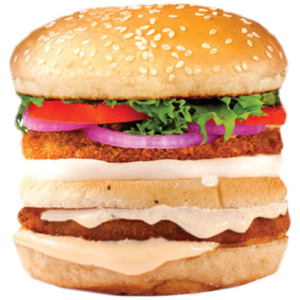 Double Veg. Burger - Any Time Burger