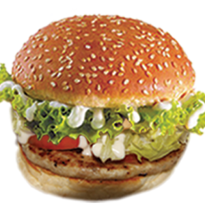 Grilled Chicken Burger - Any Time Burger